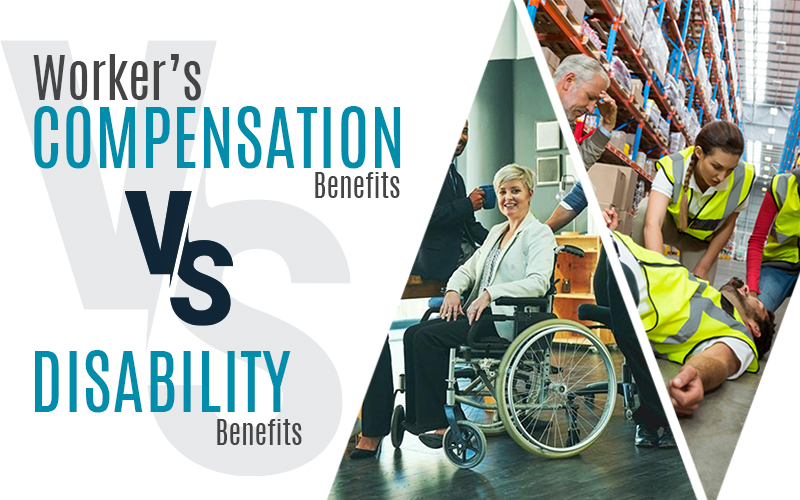 workers compensation benefits vs disability benefits
