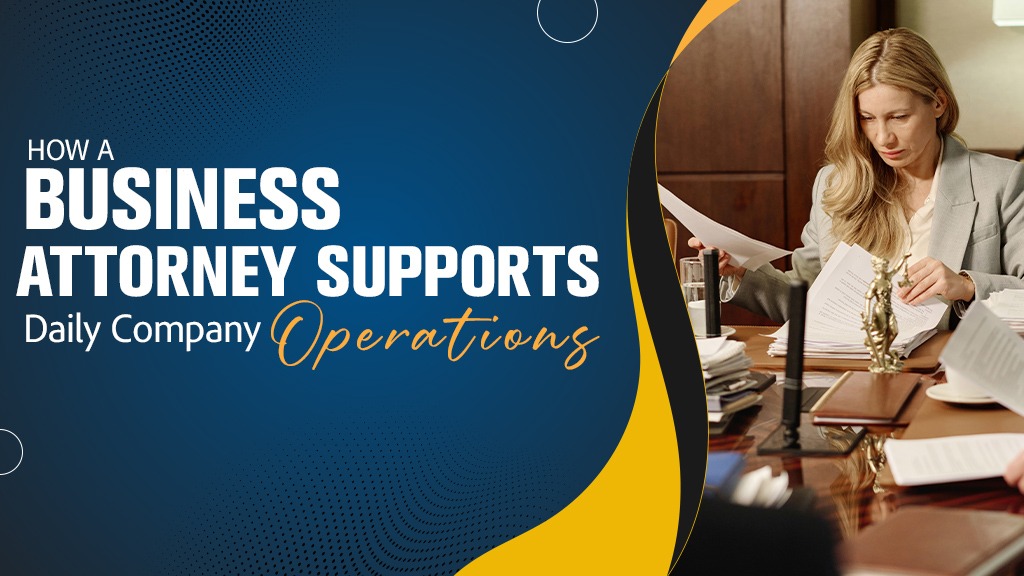 Business attorney helping company growth